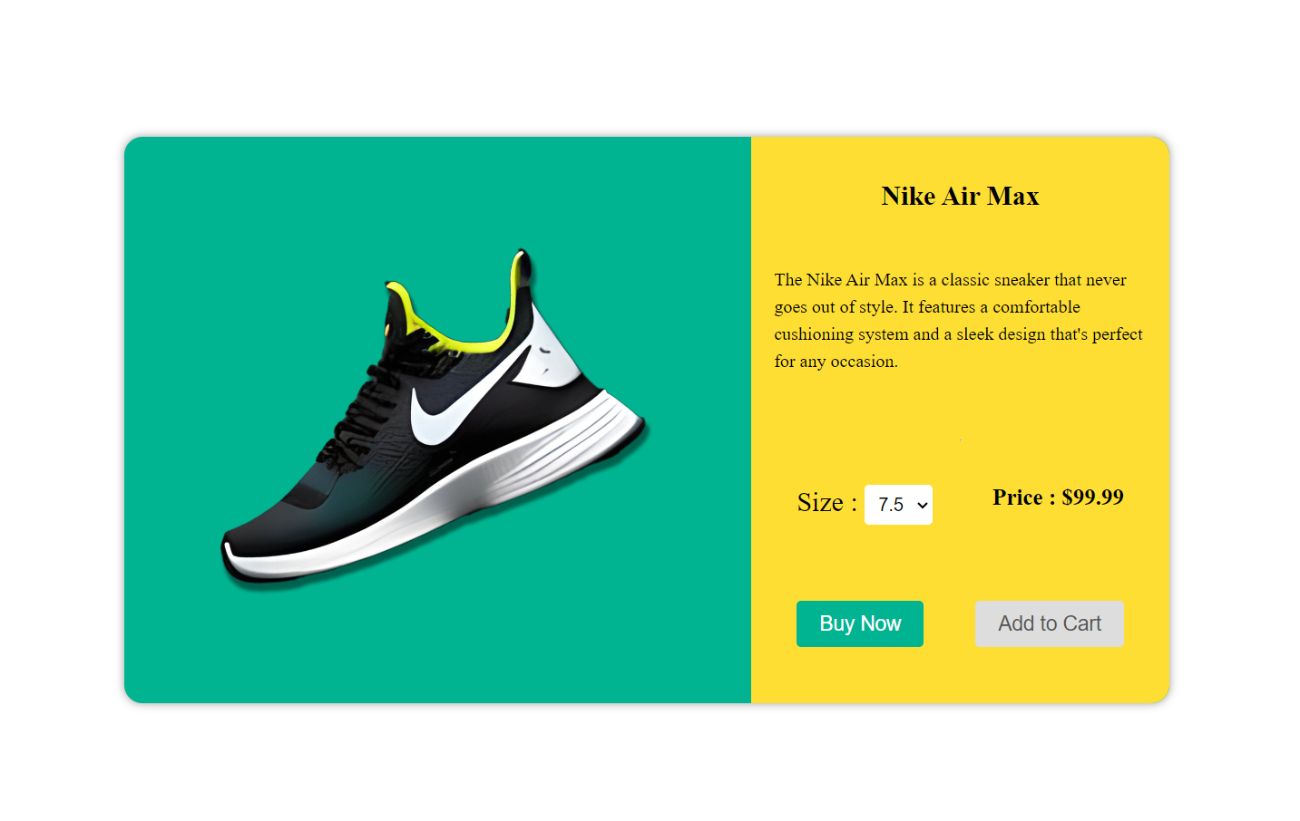 Product Card responsive CSS